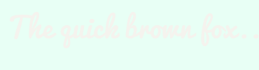 Image with Font Color F5F3EE and Background Color E8FFF5